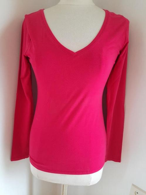 HEMA t- shirt roze lange mouw en V- hals maat M - nieuw -, Kleding | Dames, T-shirts, Nieuw, Maat 38/40 (M), Roze, Lange mouw