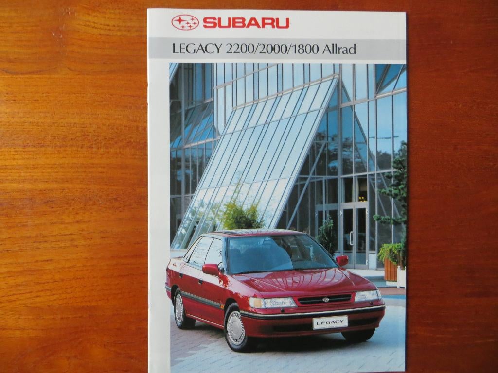 Subaru Legacy 2200 2000 1800 Allrad (okt. 1992), Ophalen of Verzenden, Nieuw, Overige merken