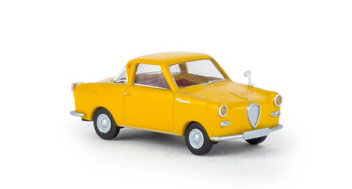 Brekina 27857 Goggomobil Coupé, honinggeel, Hobby en Vrije tijd, Modelauto's | 1:87, Nieuw, Auto, Brekina, Ophalen of Verzenden