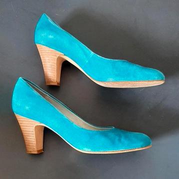 Pumps, Fred de la Bretoniere, maat 36, leer en suede  beschikbaar voor biedingen