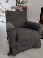 Ikea Jennylund Fauteuil Grijs + Reservehoes, Ophalen, Gebruikt, 75 tot 100 cm, Stof