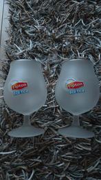 Lipton Ice Tea glazen zgan, Glas of Glazen, Ophalen of Verzenden, Overige stijlen, Glas
