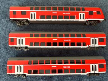 Märklin H0 Dubbeldekker Rijtuigen DB beschikbaar voor biedingen
