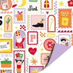 Cadeaupapier sint en piet - 2m x 70cm, Ophalen of Verzenden, Nieuw