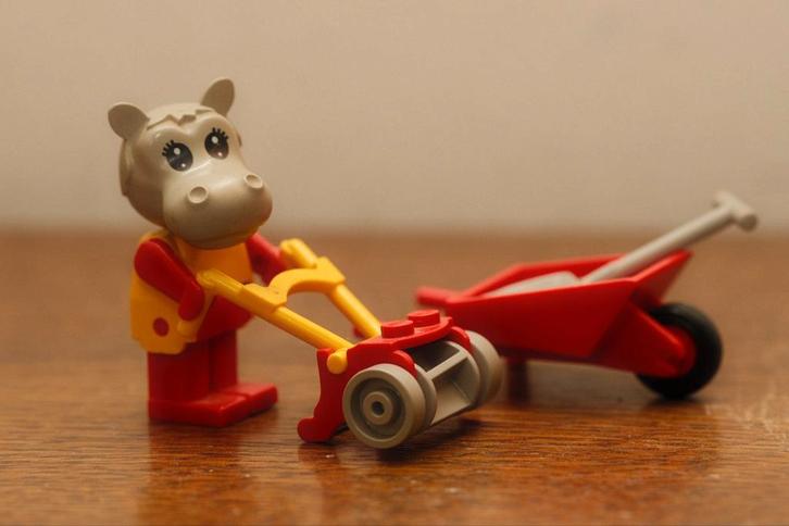 LEGO 3787 Hannah Hippopotamus the Master Gardener (1982), Kinderen en Baby's, Speelgoed | Duplo en Lego, Gebruikt, Lego, Complete set