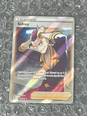 Full Art Trainer Sidney 264/264 Fusion Strike Ultra Rare beschikbaar voor biedingen