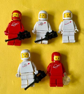 LEGO Classic Space ruimtevaart spaceman astronaut 5x beschikbaar voor biedingen