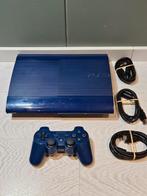 Sony PlayStation 3 Azurite Blue - 500GB, Spelcomputers en Games, Spelcomputers | Sony PlayStation 3, Super Slim, Ophalen of Verzenden