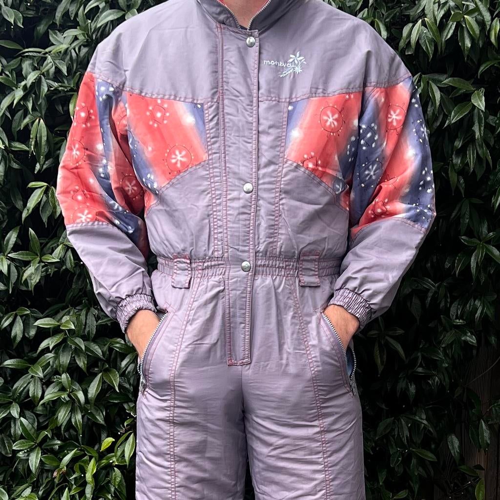 Vintage Retro Skipak (M), Kleding | Heren, Wintersportkleding, Gedragen, Pak, Maat 48/50 (M), Ophalen of Verzenden