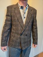 Unieke Vintage  Tweed Double-Breasted Colbert 46 €50, Kleding | Heren, Overige kleuren, Verzenden, Nieuw, Tweed vintage