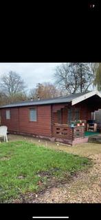 Mooie Houten Blokhut / Tuinhuis met Overkapping, Ophalen, B, Gebruikt, Overige typen