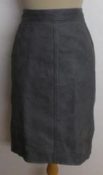 Grijze leer met stof rok van Comma! 44, Verzenden, Maat 42/44 (L), Zo goed als nieuw, Knielengte
