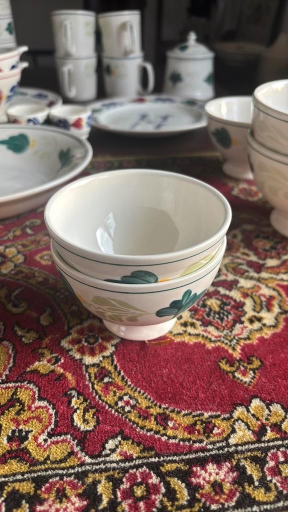 2 kleine kommetjes groen boerenbond, Antiek en Kunst, Antiek | Servies los, Ophalen of Verzenden