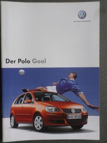 Volkswagen VW Polo Goal Brochure beschikbaar voor biedingen