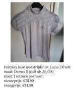 Fairplay luxe wedstrijdshirt Lucia 2.0 wit maat S, Dressuur, Ophalen of Verzenden, Zo goed als nieuw, Dames