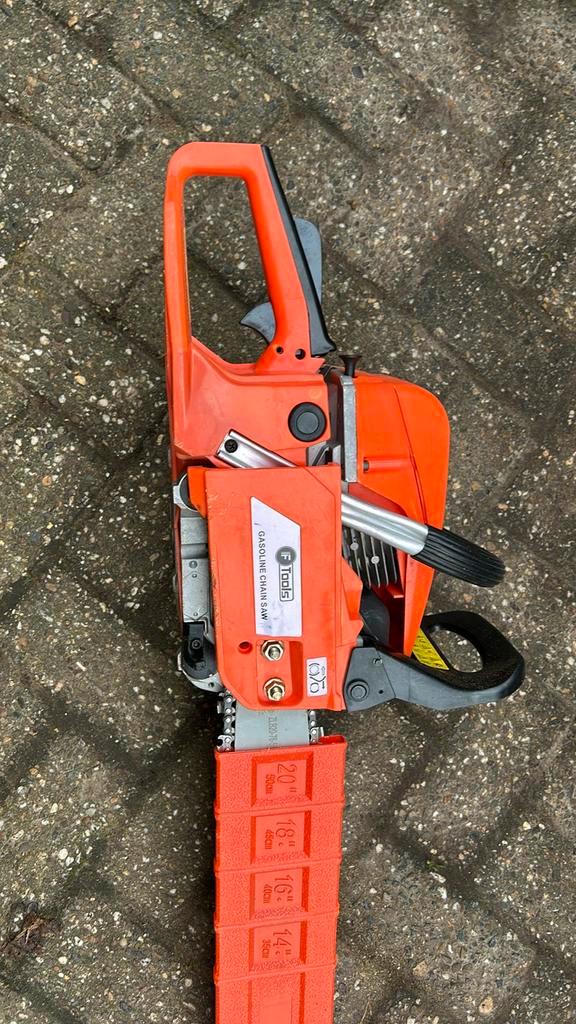 Benzine Kettingzaag - F Tools, Tuin en Terras, Handzagen, Gebruikt, Boomzaag, Ophalen