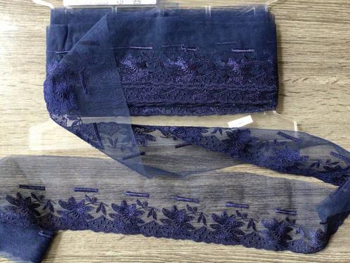Nr 802) OPRUIMING Prachtig oud tule kant 6 cm br nu 0,60 pm, Hobby en Vrije tijd, Naaien en Fournituren, Nieuw, Kant, Verzenden