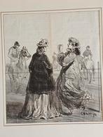 Cham Litho - Derrière Course d'Automne - 1878, Ophalen of Verzenden