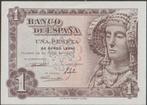 Spanje 1 peseta 1948 aUNC p.135a (#112), Postzegels en Munten, Bankbiljetten | Europa | Niet-Eurobiljetten, Verzenden, Overige landen