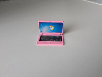  Metalen poppenhuis roze laptop 🏠 beschikbaar voor biedingen