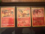 3 x Charizard, Hobby en Vrije tijd, Verzamelkaartspellen | Pokémon, Ophalen of Verzenden, Gebruikt, Meerdere kaarten, Foil