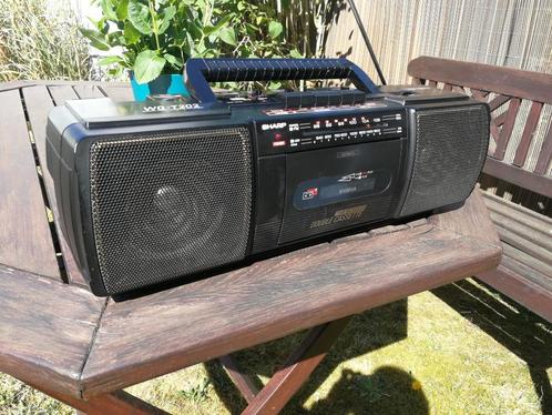 ghettoblaster Sharp WQ-T202H uit 1989, Audio, Tv en Foto, Radio's, Gebruikt, Radio, Ophalen of Verzenden