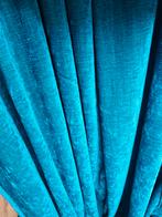 Velours gordijnen blauw groen M146, Ophalen, Jansoninterieurstoffen@gmail.com, Jansoninterieurstoffen, 200 cm of meer