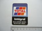 sticker oud TOTAL OIL Integral race rally olie auto motor, Ophalen of Verzenden, Zo goed als nieuw, Bedrijf of Vereniging