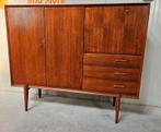 Vintage teak dressoir Deens, Huis en Inrichting, Kasten | Dressoirs, Ophalen of Verzenden, Zo goed als nieuw, 25 tot 50 cm