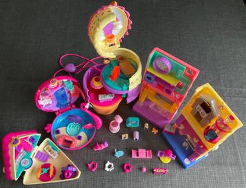 Polly Pocket Mini Setjes + Onderdelen ... Zonder Poppetjes beschikbaar voor biedingen