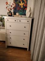 Witte houten ladenkast Ikea Hemnes., Huis en Inrichting, Kasten | Dressoirs, Ophalen, 50 tot 100 cm, Zo goed als nieuw, 25 tot 50 cm