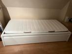 IKEA Malm 1-persoonsbed met matras en lades, Huis en Inrichting, Slaapkamer | Bedden, Ophalen, Gebruikt, 90 cm, Eenpersoons