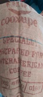 Oude grote jute koffiebonen zak, Ophalen of Verzenden