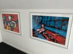 2 x poster Herman Brood in stevige lijst 80 x 60 cm, Huis en Inrichting, Ophalen, Gebruikt, 50 tot 75 cm, 75 tot 100 cm