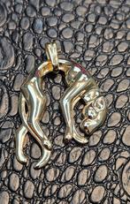 Prachtige panter 14karaat gouden hanger, Ophalen of Verzenden, Nieuw, Goud, Goud