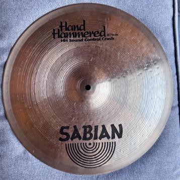 Sabian 16" Hand Hammerd Sound Control Crash beschikbaar voor biedingen