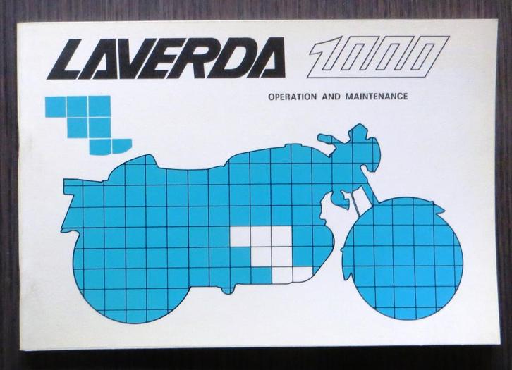 Laverda 1000 Operation and Maintenance (ongebruikt) - 1977, Motoren, Handleidingen en Instructieboekjes, Overige merken, Verzenden