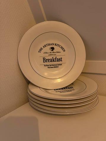 Artisan Kitchen Breakfast Borden - Set van 6 beschikbaar voor biedingen