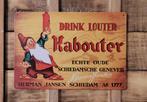 Drink Louter kabouter genever reclamebord van metaal deco, Verzamelen, Merken en Reclamevoorwerpen, Reclamebord, Info@deconoord.nl