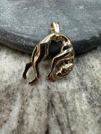 14k Gouden Panter Hanger, Ophalen of Verzenden, Nieuw, Goud, Dier