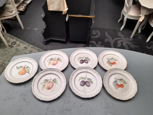 7 oude bordjes, Antiek en Kunst, Antiek | Servies compleet, Ophalen of Verzenden