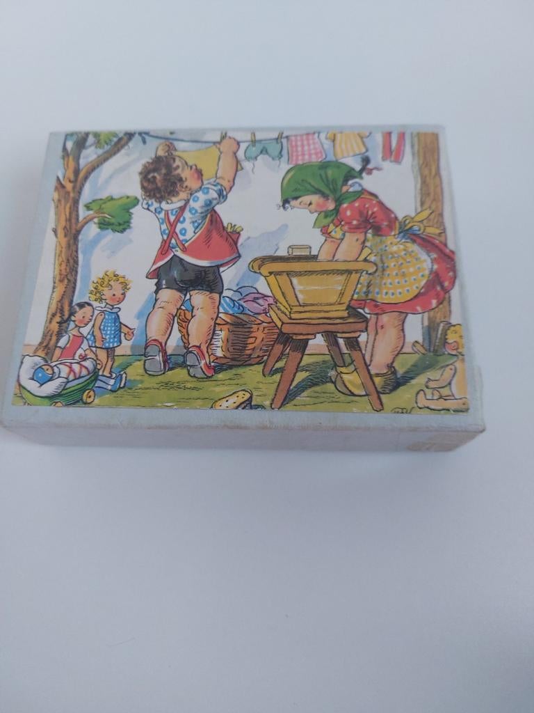 Blokken puzzel, Ophalen of Verzenden, 10 tot 50 stukjes, Gebruikt, 4 tot 6 jaar