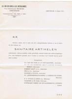 Drukwerk van der Berg Metaalhandel Amsterdam 1913, Ophalen of Verzenden, Overige typen