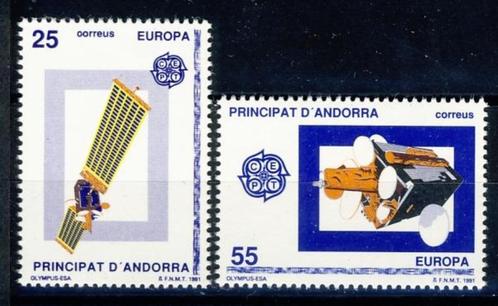CEPT Andorra Spaans 221/22 1991 postfris, Postzegels en Munten, Postzegels | Thematische zegels, Postfris, Overige thema's, Ophalen of Verzenden