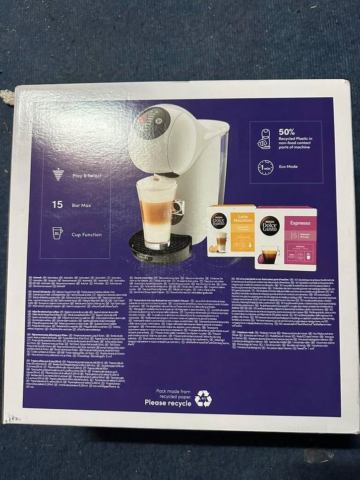 Krups NESCAFÉ Dolce Gusto Genio S (ongeopend), Witgoed en Apparatuur, Koffiezetapparaten, Nieuw, Koffiemachine, Ophalen of Verzenden