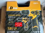 2x Boormachine - IDWA CD11 - In Koffer, Variabele snelheid, Nieuw, Ophalen of Verzenden, Boor- en Schroefmachine