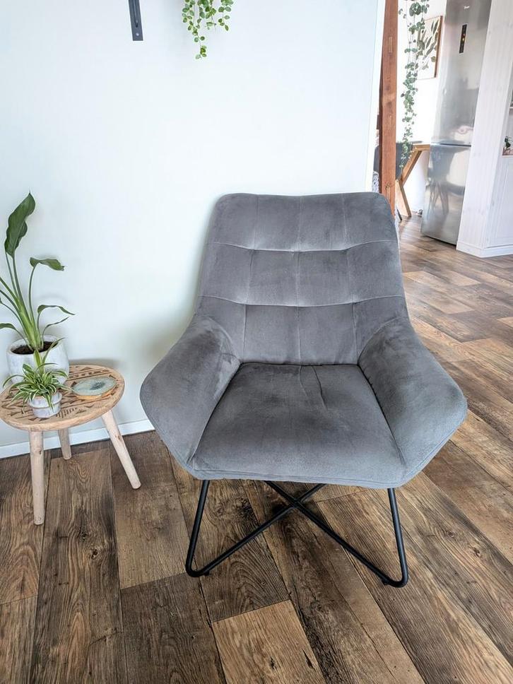 Fauteuil Jysk, Huis en Inrichting, Fauteuils, Gebruikt, Stof, 75 tot 100 cm, 75 tot 100 cm, Ophalen