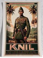 KNIL Nederlands Indie Leger Poster soldaat indonesie, Ophalen of Verzenden, Landmacht, Nederland, Foto of Poster