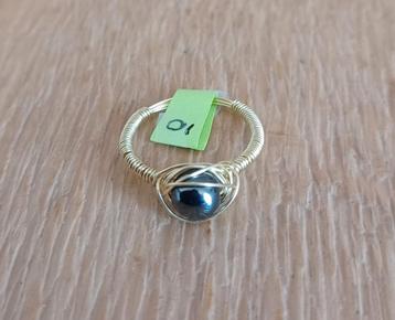 Ring van Hematiet Steen, maat 10 beschikbaar voor biedingen