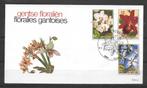 Belgie 1985 FDC Bloemen, Verzenden, Gestempeld